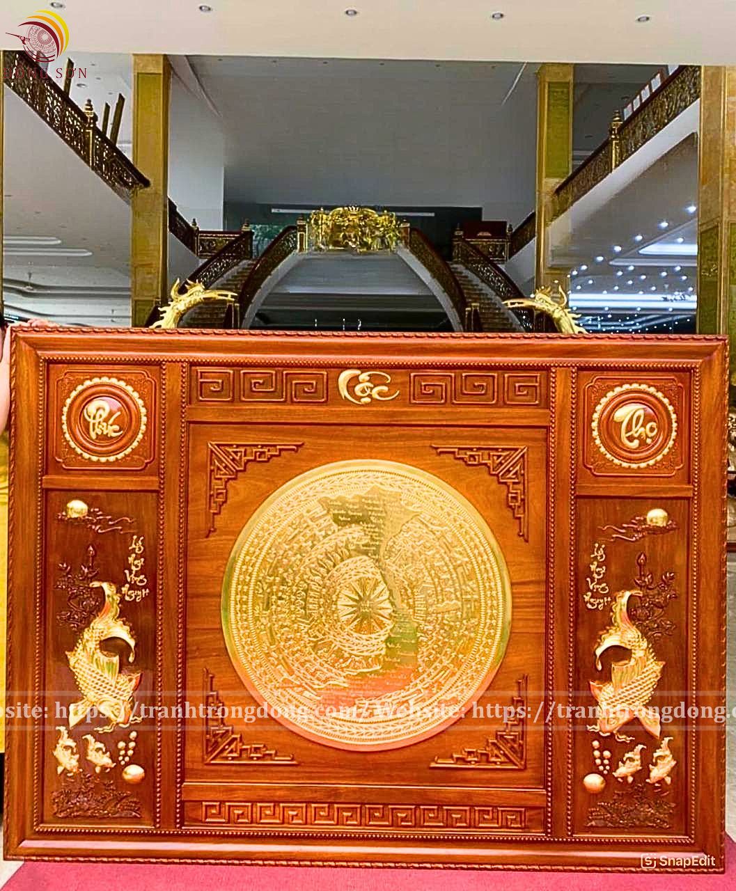 tranh trống đồng 